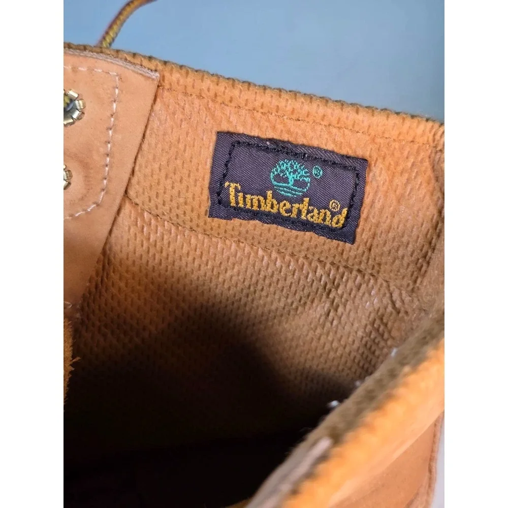 Timberland Men's 6-Inch Premium Waterproof Boots Size 7 M Wheat Nubuck Shoes USA